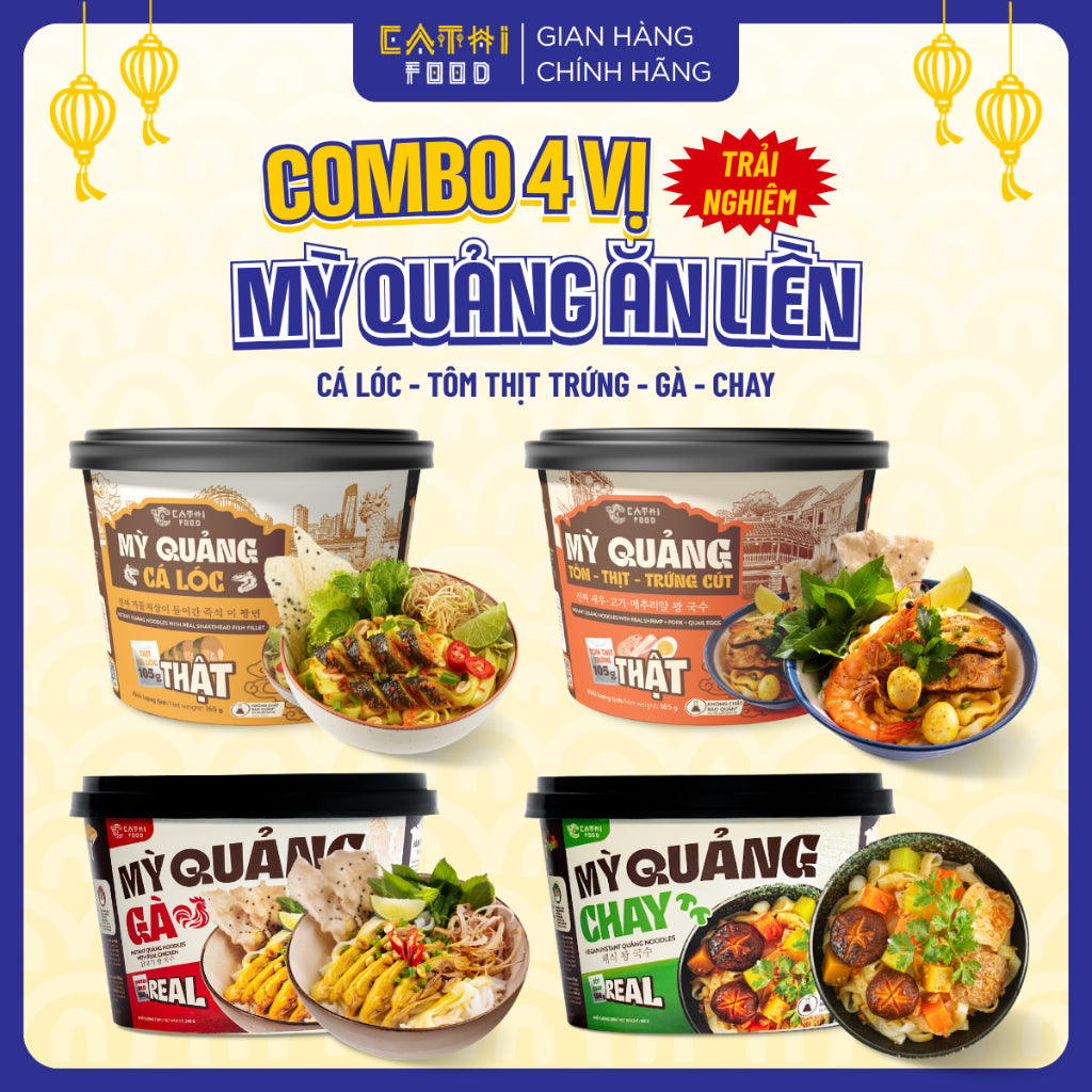 CaThifood Hoi An Mi Quang Instant Noodles