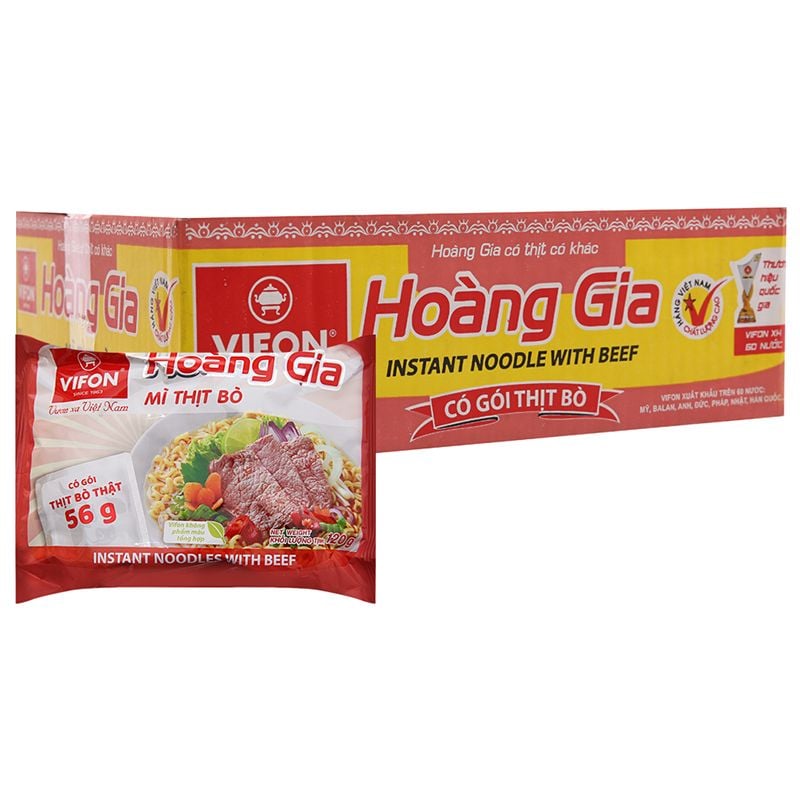 Vifon Hoang Gia Premium Noodles Beef 120g