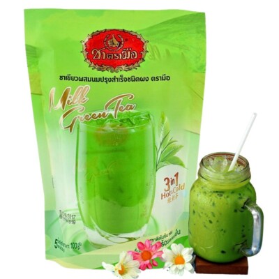 ChaTraMue Thai Milk Green Tea 3in1 Instant 100g (5 x 20g)