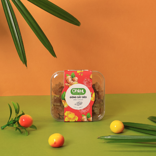Ohla Soft-Dried Ginger 200g Box