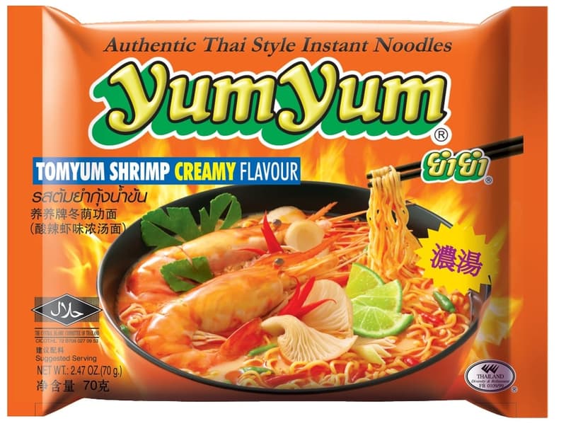 Yum Yum Creamy Tom Yum Instant Noodles 70g