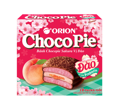ChocoPie Peach Flavor Cakes