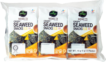 Bibigo Seaweed Snack Rapeseed & Sesame Oil 15 g