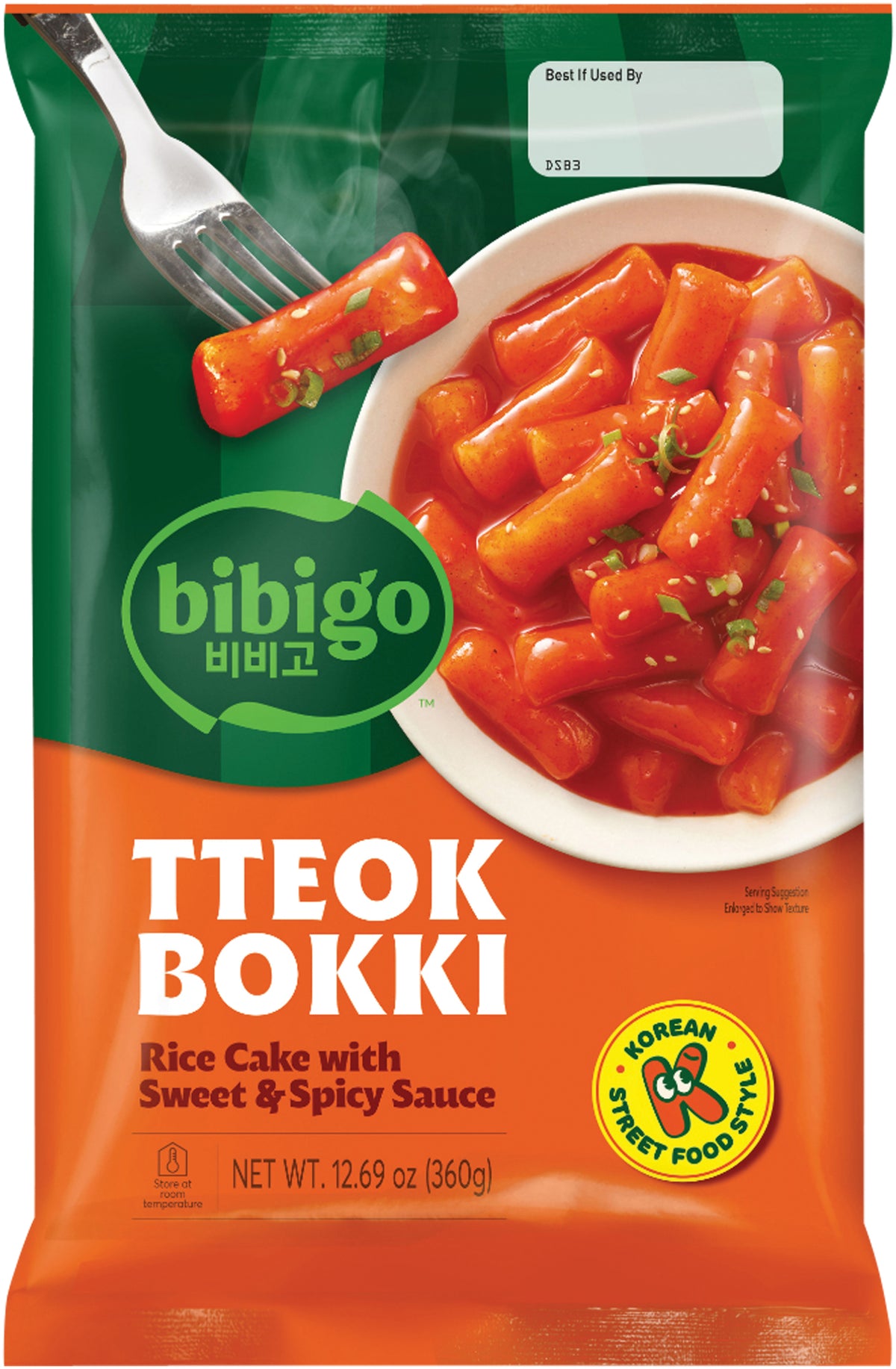 Bibigo Tteokbokki Sweet & Spicy Pouch 360 g