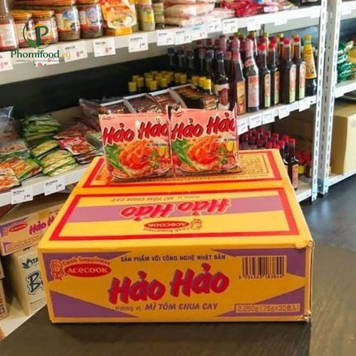 Hao Hao Hot & Sour Shrimp Instant Noodles