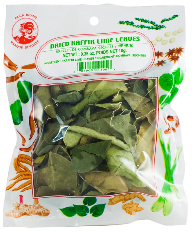 Cock Brand Dried Kaffir Lime Leaves 10g