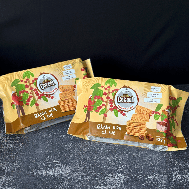 COCOOL Baked Coconut Crisps Coffee