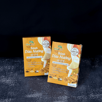 Bao Linh Baked Coconut Crisps Brown Rice & Sesame 180g