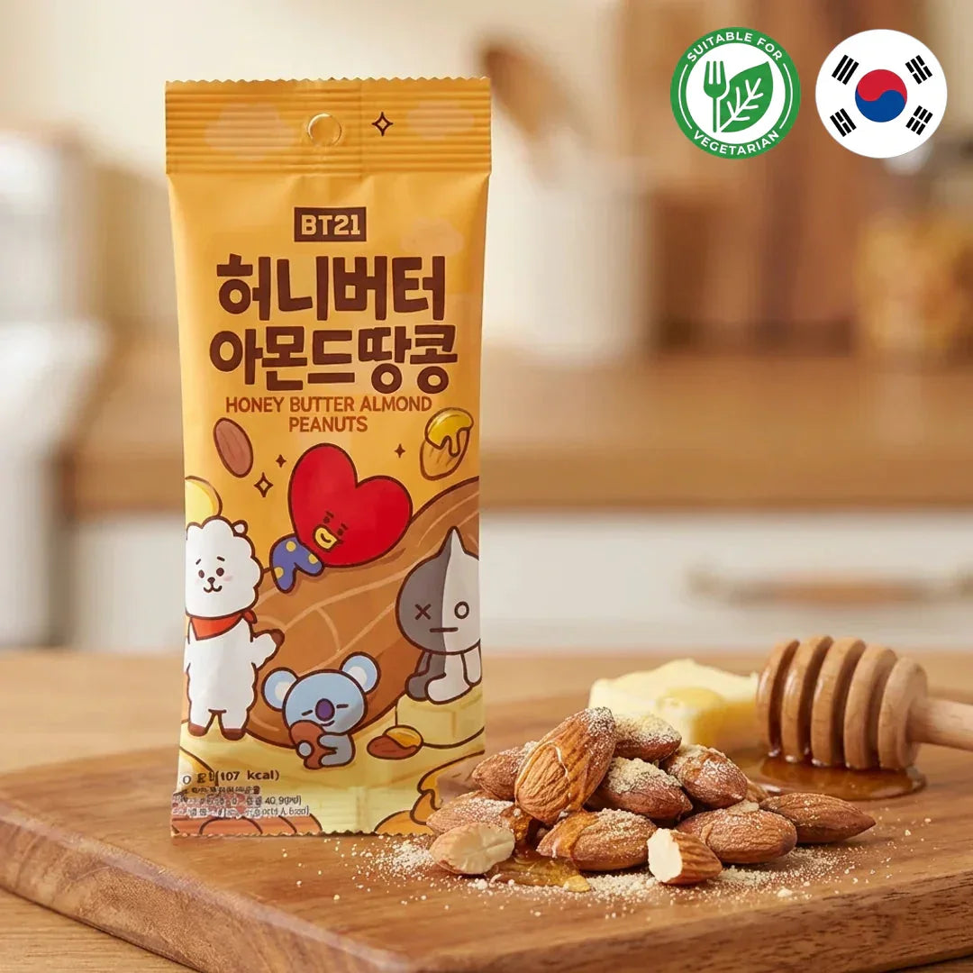BT21 Honey Butter Almonds 30 g