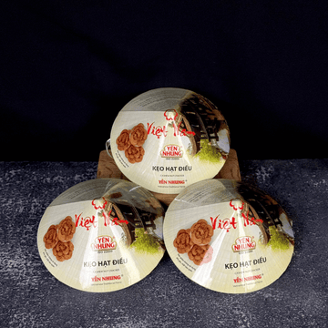 Yen Nhung Cashew Candy in Conical Hat Box