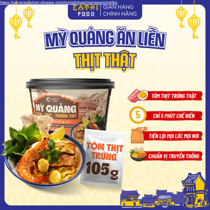 CaThifood Hoi An Mi Quang Instant Noodles