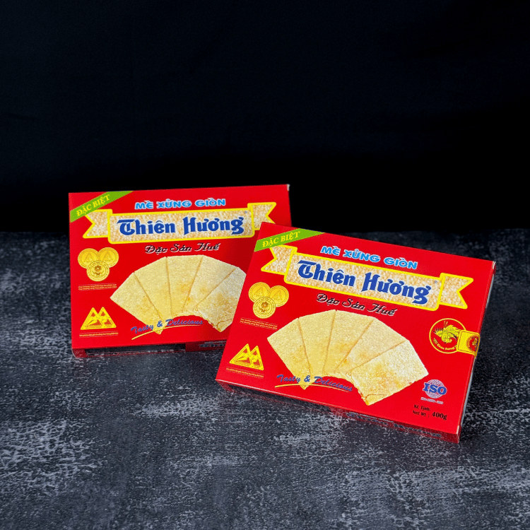 Thien Huong Crispy Sesame Peanut Brittle (Me Xung)