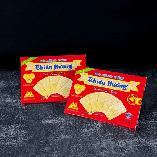 Thien Huong Crispy Sesame Peanut Brittle (Me Xung)