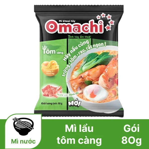 Omachi Potato Noodles Hot & Sour Shrimp 80g
