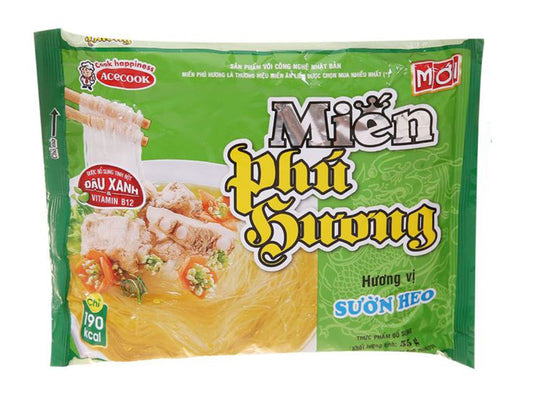 Phu Huong Instant Glass Noodles Pork Rib 55g