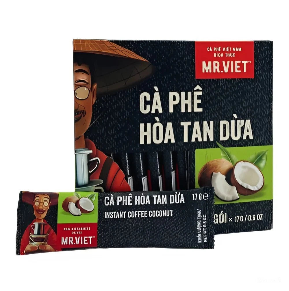 Mr. Viet Coconut Instant Coffee 255g (15 x 17g)