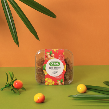 Ohla Soft-Dried Ginger 200g Box