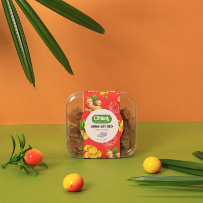 Ohla Soft-Dried Ginger 200g Box