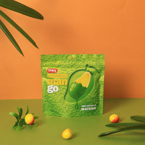 Ohla Matcha Chocolate-Dipped Mango 100g